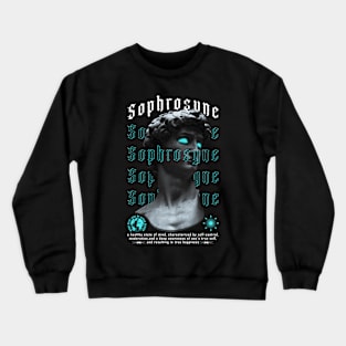 Sophrosyne - greek sculpture in streetwear style Crewneck Sweatshirt